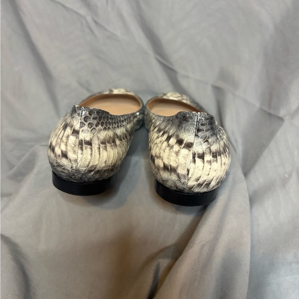 Manolo Blahnik Python Snakeskin Ballet Flats Size… - image 7
